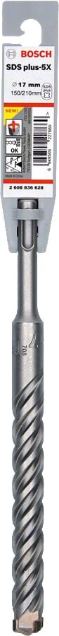 Bosch Delıcı Ucu Sds-Plus-5X K 17*210 Mm 1 Lı 2608836628