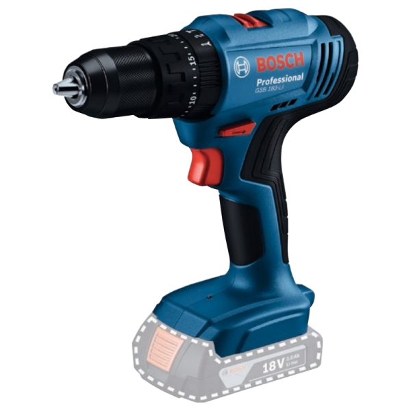 Bosch Professional Seti: GWS 18V-8 + GSB 183-Li (1 x 2.0 Ah, 1 x 5.0 Ah, GAL 18V-40) - 06019K9122