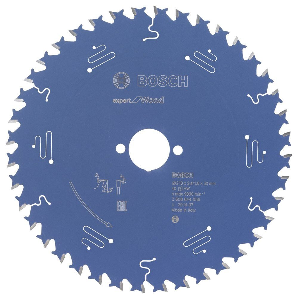Bosch - Expert Serisi Ahşap için Daire Testere Bıçağı 210*30 mm 40 Diş
