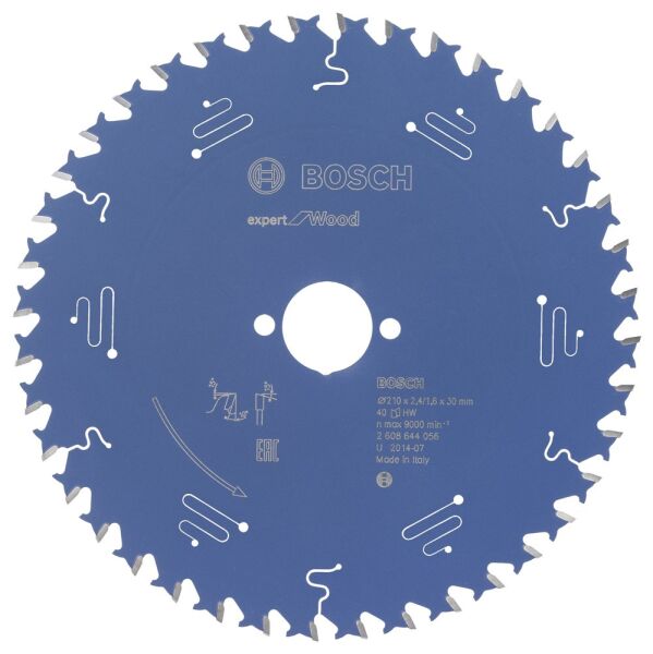 Bosch - Expert Serisi Ahşap için Daire Testere Bıçağı 210*30 mm 40 Diş