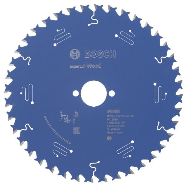 Bosch - Expert Serisi Ahşap için Daire Testere Bıçağı 210*30 mm 40 Diş