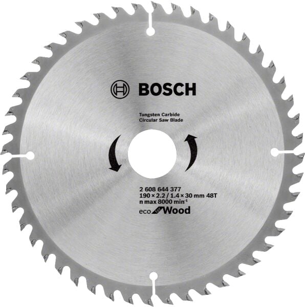 Bosch Optiline Eco Daire Testere 190*30 Mm 48 Diş 10Lu Pk. 2608644614