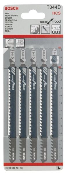 Bosch T 344 D Speed For Wood 5Lı 2608633A34