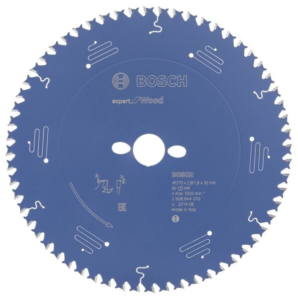 Bosch - Expert Serisi Ahşap için Daire Testere Bıçağı 270*30 mm 60 Diş