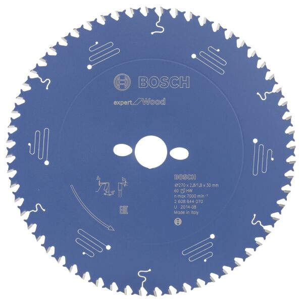 Bosch - Expert Serisi Ahşap için Daire Testere Bıçağı 270*30 mm 60 Diş