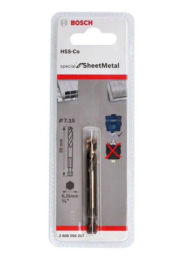 Bosch Pc-Plus Sm Merkezleme Ucu Hss-Co 65 Mm 2608594257