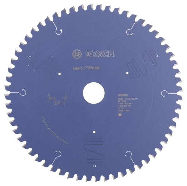 Bosch - Expert Serisi Ahşap için Daire Testere Bıçağı 250*30 mm 60 Diş