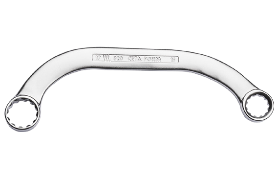 Ceta Form Yıldız İki Ağız Yarım Ay Anahtar 10 x 12 mm - B20-1012