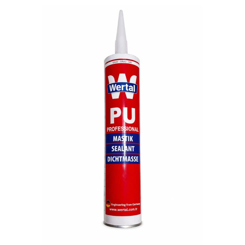 Wertal Poliüretan (PU) Mastik - Gri - 280 ml