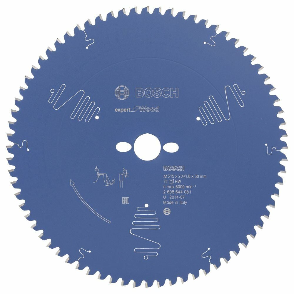 Bosch - Expert Serisi Ahşap için Daire Testere Bıçağı 315*30 mm 72 Diş