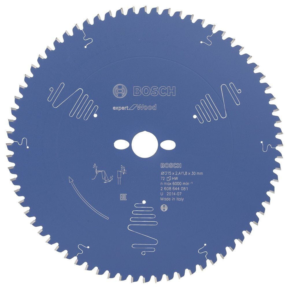 Bosch - Expert Serisi Ahşap için Daire Testere Bıçağı 315*30 mm 72 Diş
