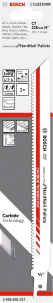 Bosch - Endurance for Serisi Sert Çivili Paletler için Panter Testere Bıçağı S 1122 CHM 1'li