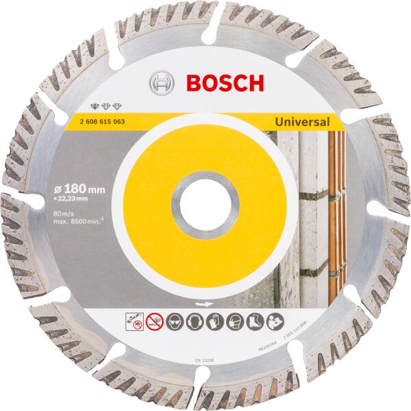 Bosch Elmas Kesme Dısk Sfunıv 180*22,23 Mm 2608615063
