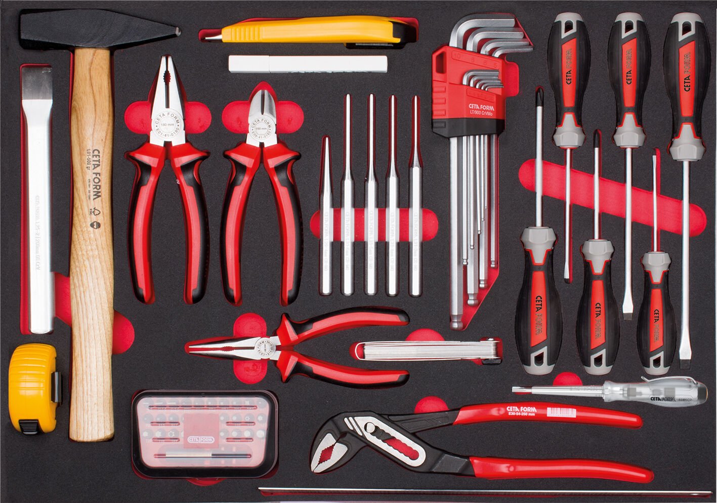 Ceta Form 72 Parça Alet Seti (EVA'lı) - EF-E72