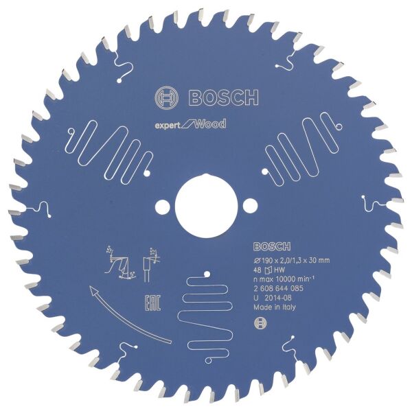 Bosch - Expert Serisi Ahşap için Daire Testere Bıçağı 190*30 mm 48 Diş