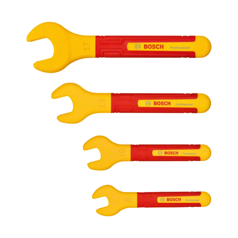 Bosch Profesyonel VDE Açık Ağız Anahtar Takımı (4 Parça) - 1600A02NE8