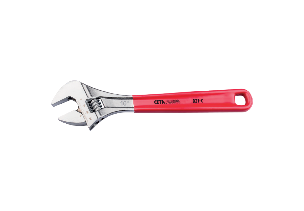 Ceta Form Kurbağacık Anahtar (Krom Kaplı-PVC Daldırma Saplı) 300 mm - B21-300C