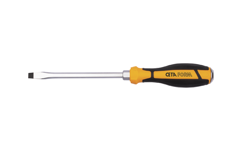 Ceta Form C-Plus Düz Uçlu Tornavida (Çekiçlenebilir) 5.5 x 100 mm - F10C-055-100
