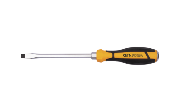 Ceta Form C-Plus Düz Uçlu Tornavida (Çekiçlenebilir) 5.5 x 100 mm - F10C-055-100
