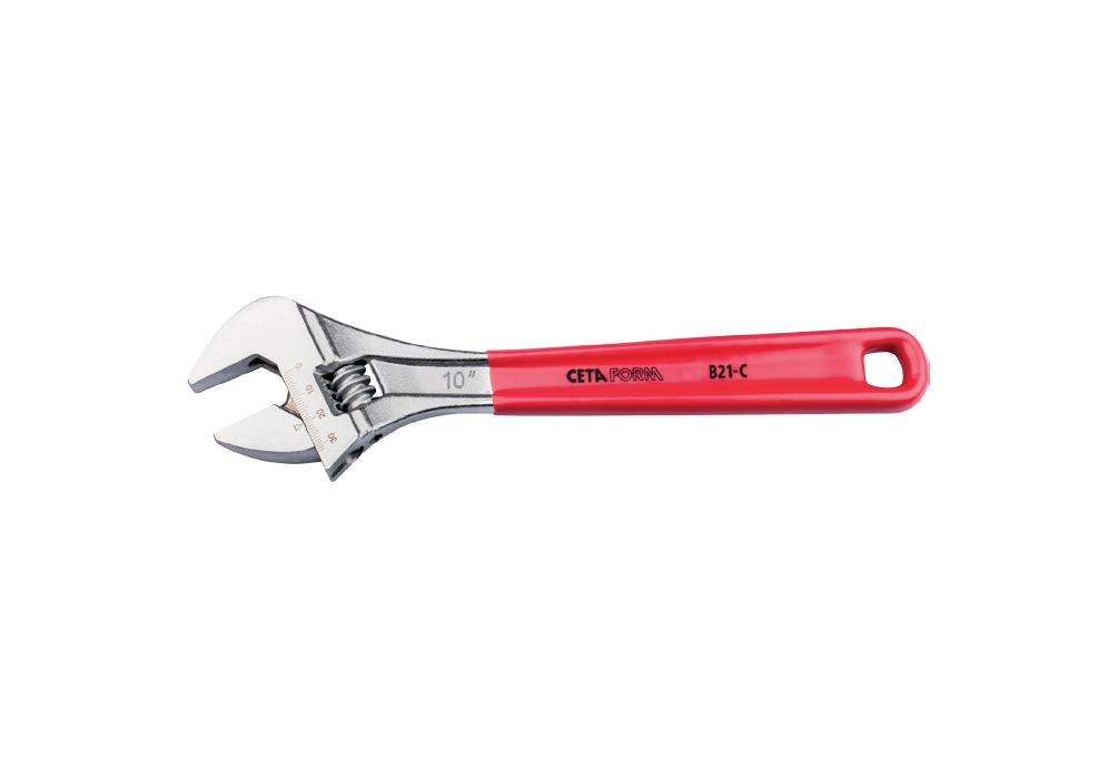 Ceta Form Kurbağacık Anahtar (Krom Kaplı-PVC Daldırma Saplı) 375 mm - B21-375C