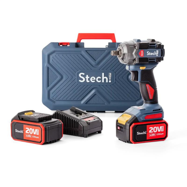 StechEnd SX35 20V Akülü Darbeli Somun Sıkma Makinesi (2 x 4.0 Ah) - SPR046