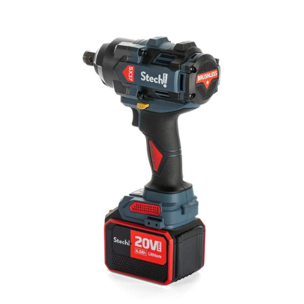 StechEnd SX37 20V Akülü Darbeli Somun Sıkma Makinesi (2 x 6.0 Ah) - SPR051