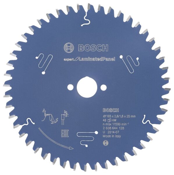 Bosch - Expert Serisi Lamine Panel için Daire Testere Bıçağı 165*20 mm 48 Diş
