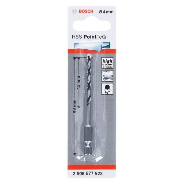 HSSPOINTTEQ HEX METAL MATKAP UCU 4.0MM