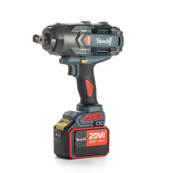 StechEnd SX39 20V Akülü Darbeli Somun Sıkma Makinesi (2 x 6.0 Ah) - SPR056