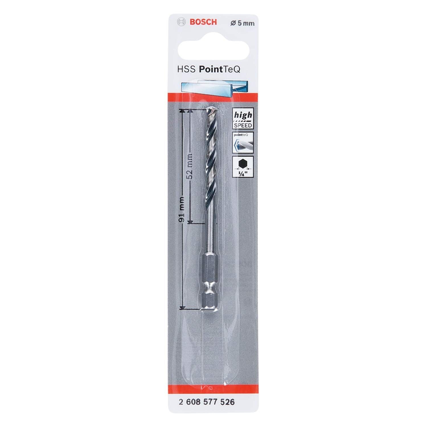 HSSPOINTTEQ HEX METAL MATKAP UCU 5.0MM