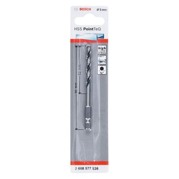 HSSPOINTTEQ HEX METAL MATKAP UCU 5.0MM