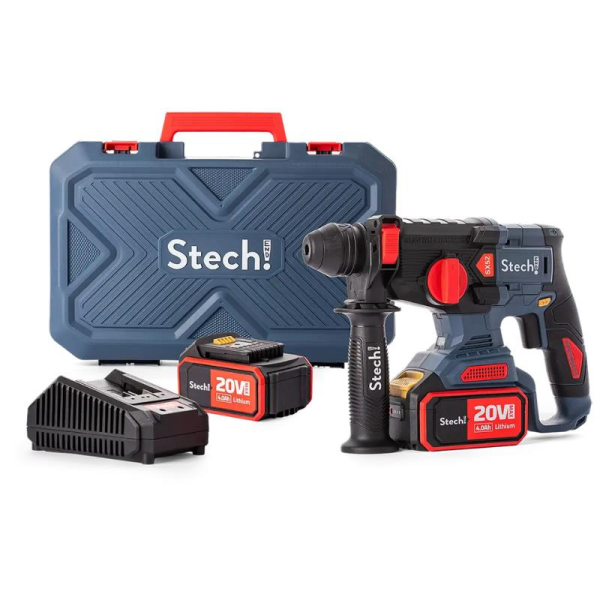 StechEnd SX52 20V 2.5 Joule Akülü Kırıcı Delici (2 x 4.0 Ah) - SPR066