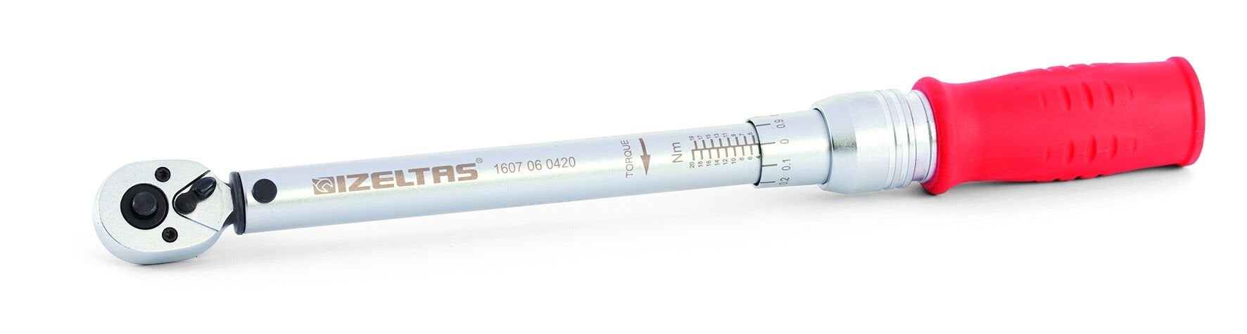 İzeltaş 4-20 Nm Cırcırlı Tork Anahtar 1/4'' 1607060420