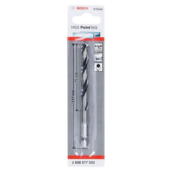 HSSPOINTTEQ HEX METAL MATKAP UCU 8.0MM