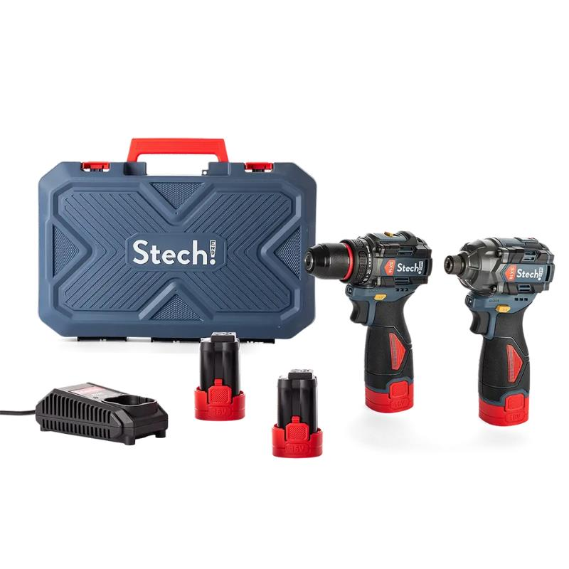StechEnd SXS201 16V Akülü Mini Set: SX16 ve SX18 (2 x 2.0 Ah) - SPR090