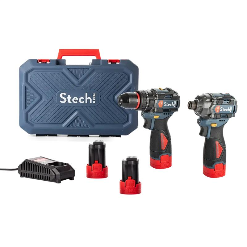 StechEnd SXS202 16V Akülü Mini Set: SX17 ve SX18 (2 x 2.0 Ah) - SPR091