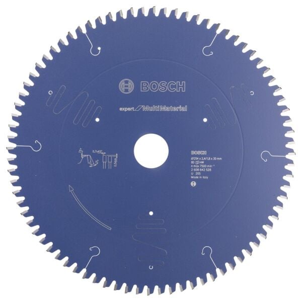 Bosch Exmm Daıre Test. Bıc. 254*30 Mm 80 D G 2608642528
