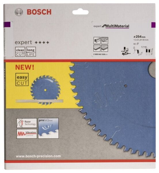 Bosch Exmm Daıre Test. Bıc. 254*30 Mm 80 D G 2608642528