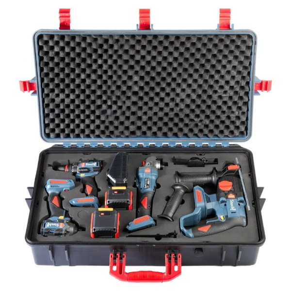 StechEnd SXS402 20V Akülü Set: SX22 + SX32 + SX44 + SX52 (1 x 4.0 Ah + 1 x 6.0 Ah) - SPR101