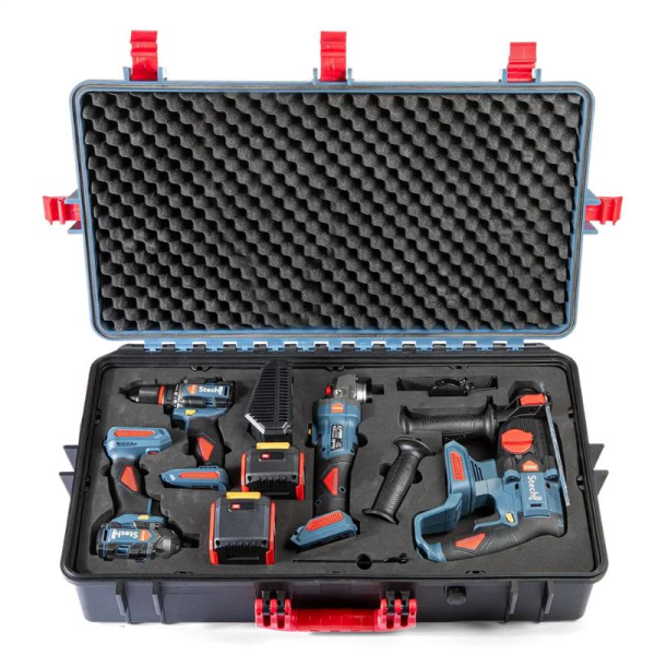 StechEnd SXS403 20V Akülü Set: SX22 + SX35 + SX44 + SX52 (1 x 4.0 Ah + 1 x 6.0 Ah) - SPR102