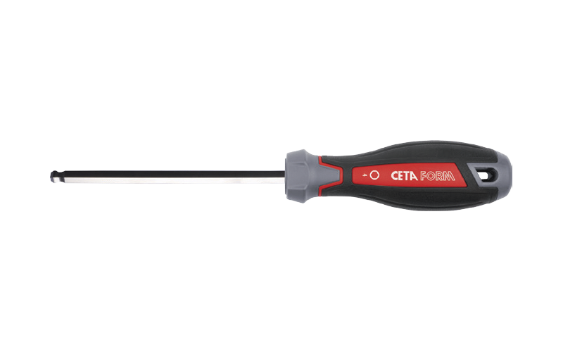 Ceta Form C-Plus Topbaşlı Allen Uçlu Tornavida 5.0 x 100 mm - F23-050-100