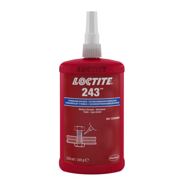 LOCTITE 243 Vida Sabitleyici Orta Mukavemet 250 ml (2813085)