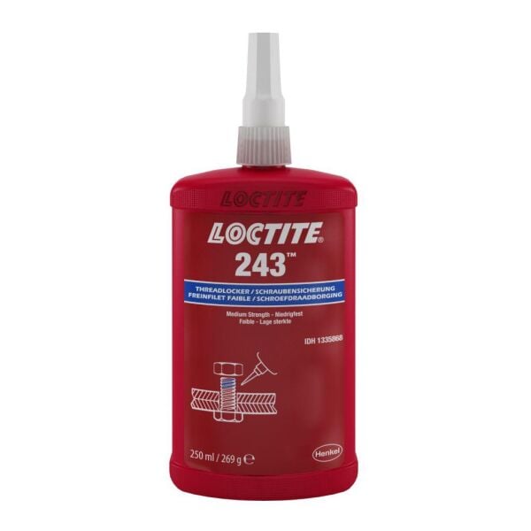 LOCTITE 243 Vida Sabitleyici Orta Mukavemet 250 ml (2813085)