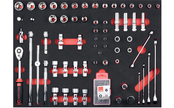 Ceta Form 79 Parça 3/8'' Lokma ve TORX Alet Seti (EVA'lı) - C99-E79H2