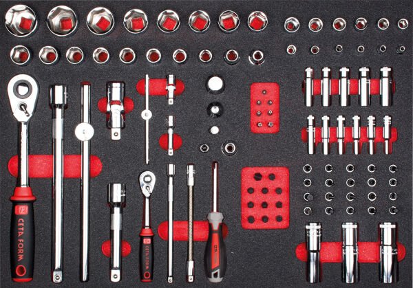 Ceta Form 99 Parça 1/4''+ 1/2'' 6 Köşe Lokma Takımı - C99-E99H2