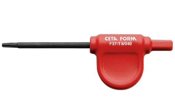 Ceta Form P Saplı Torx Bayrak Tornavida T20 x 40 mm - F37-20
