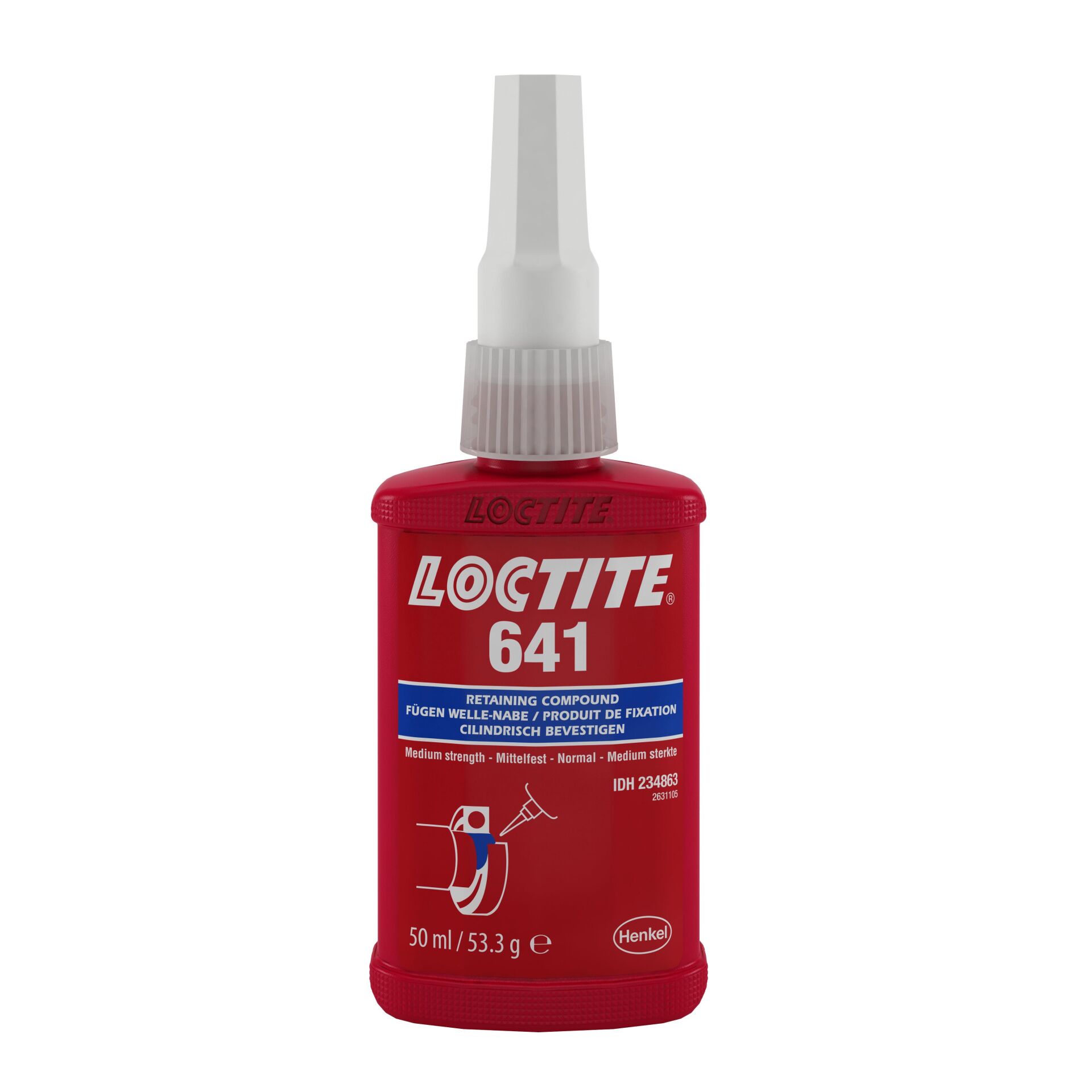 LOCTITE 641 Rulman Sabitleyici Orta Mukavemet 50 ml (234863)