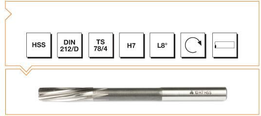 Makina Takım HSS DIN 212 Silindirik Saplı Makina Raybası 4.5 mm