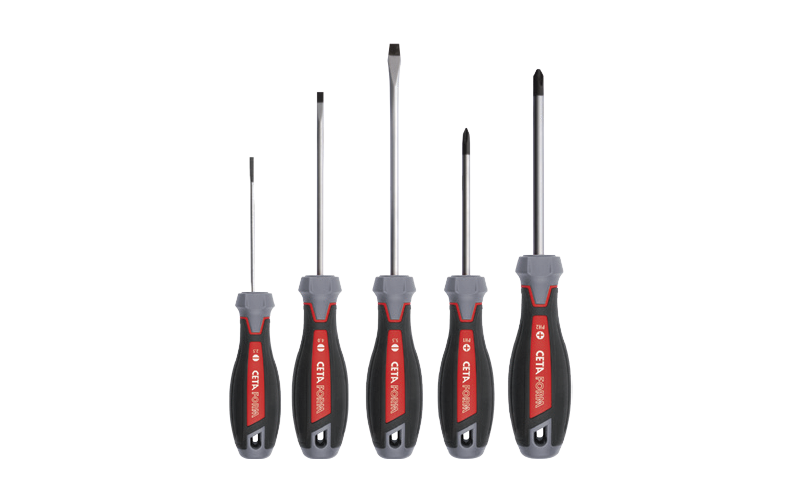 Ceta Form 5 Parça C-Plus Tornavida Takımı - Düz/Pozidriv - F99-501P