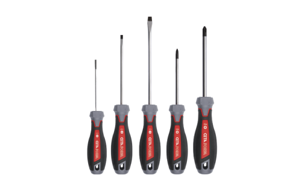 Ceta Form 5 Parça C-Plus Tornavida Takımı - Düz/Pozidriv - F99-501P